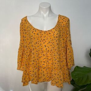 Falls Creek Boho Ruffle Blouse